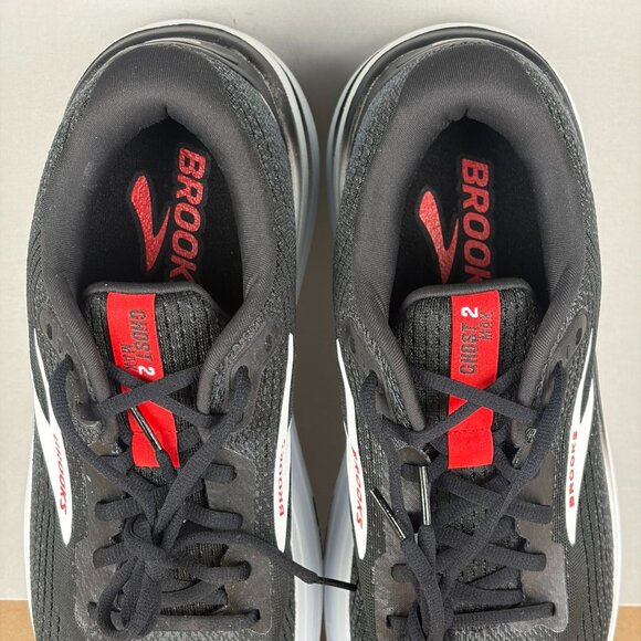 Brooks Ghost Max 2 Athletic Running Shoes Mens 10 Black Red White Breathable main image 10